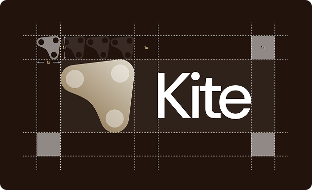 Kite logo spacing guidance